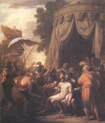 Benjamin West The Death of Epaminondas (mk25) USA oil painting artist
